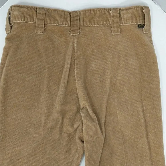 Vintage Hipster Chenille Pants 29.5 Waist 60s 70s Groovy Mod Sixties Seventies